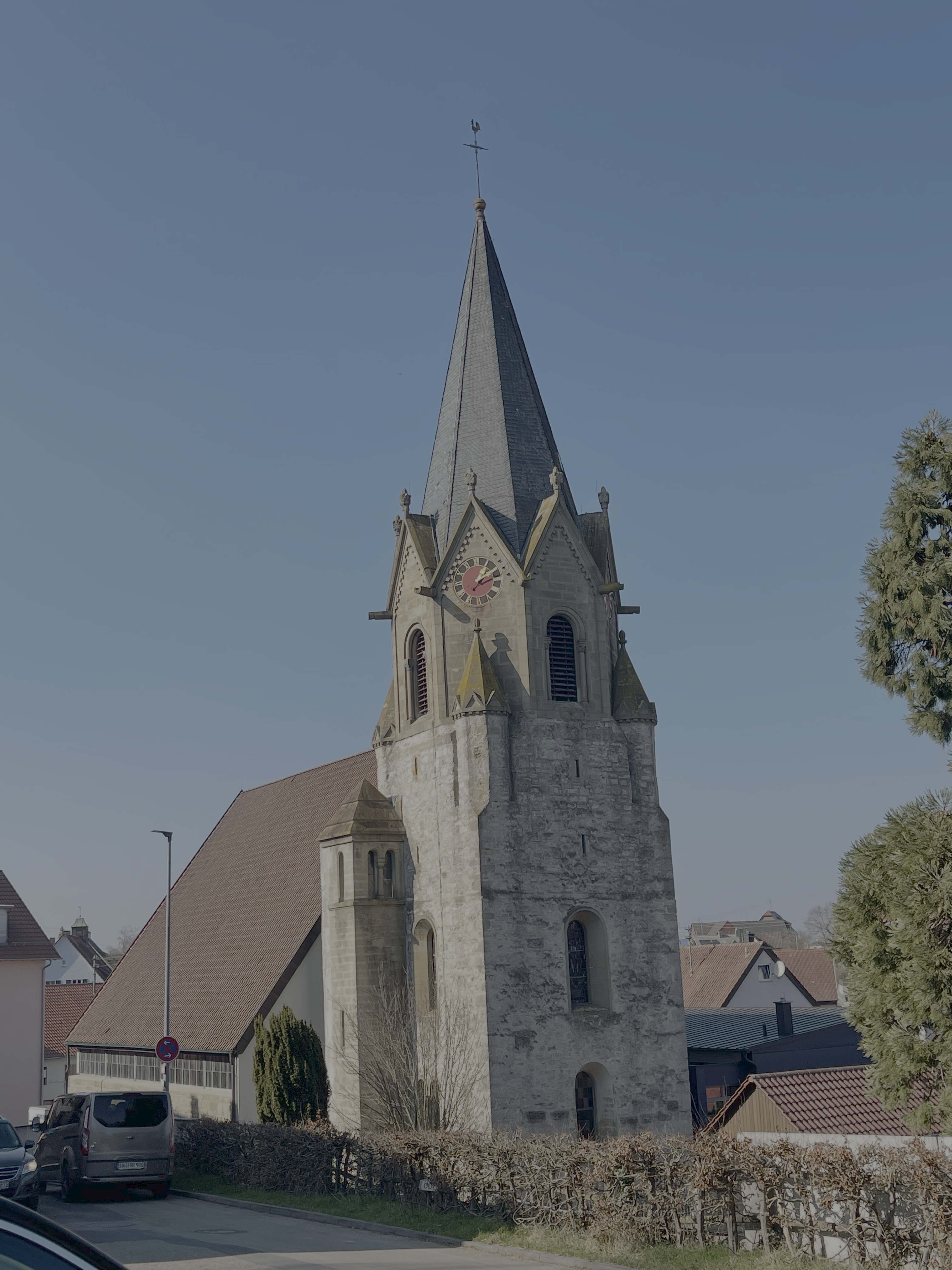 Historic church in Waiblingen, Germany — Tatjana's family home