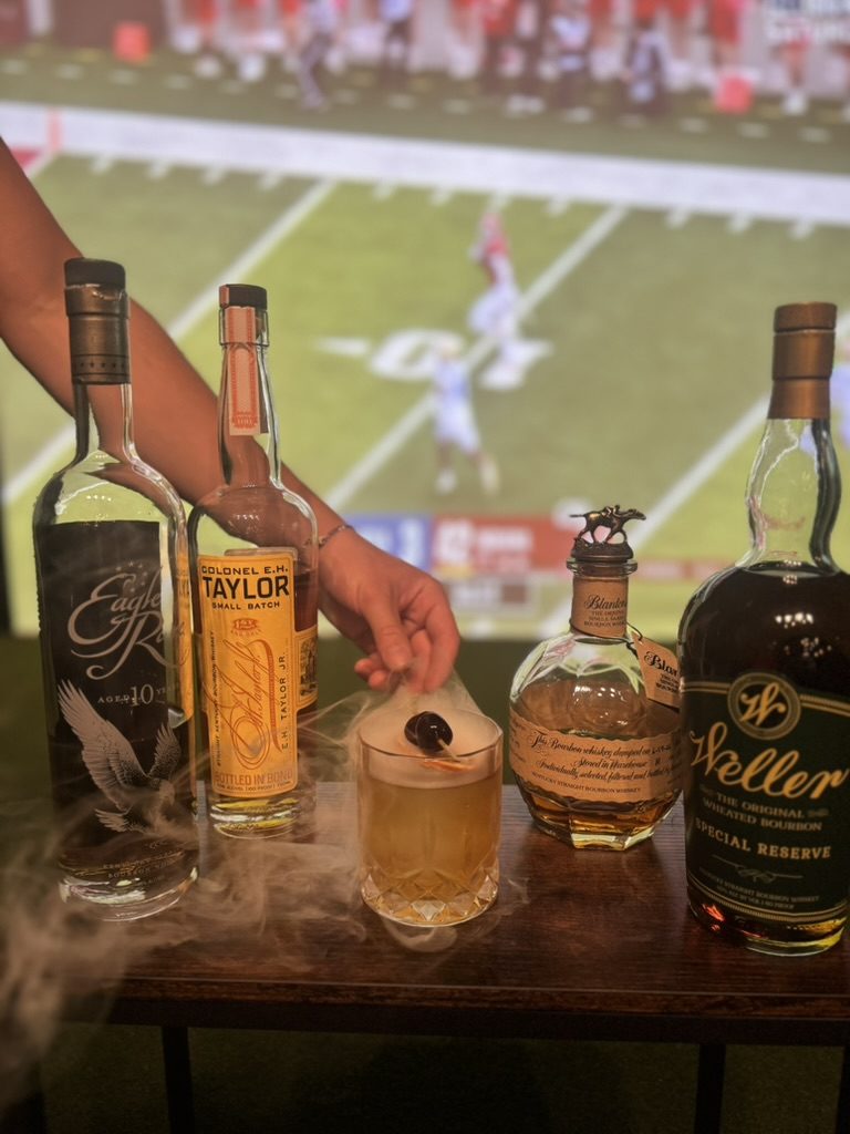 Allocated pours — Eagle Rare, E.H. Taylor, Blanton’s, Weller